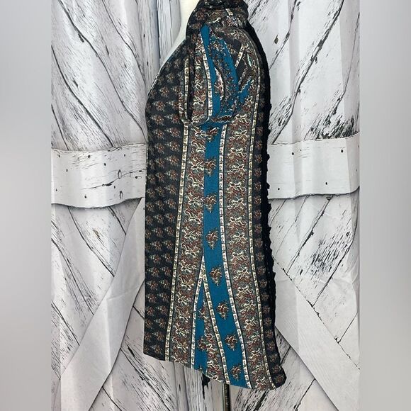 Vintage Havana Open Back Lightweight Knit Top High/Low S - Picture 3 of 6